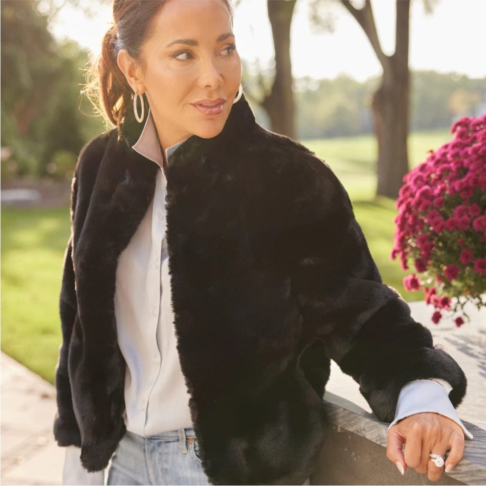 Pretty Rugged Faux Fur Blakely Bomber Jacket